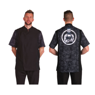 Eurostil Zástera Barber s golierom XL