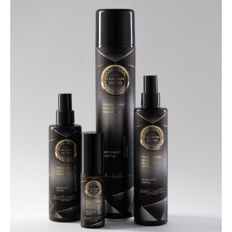 Shamuratov Professional Liquid Hairspray Extra Strong Hold and Shine Tekutý lak na vlasy s leskom - Image 2