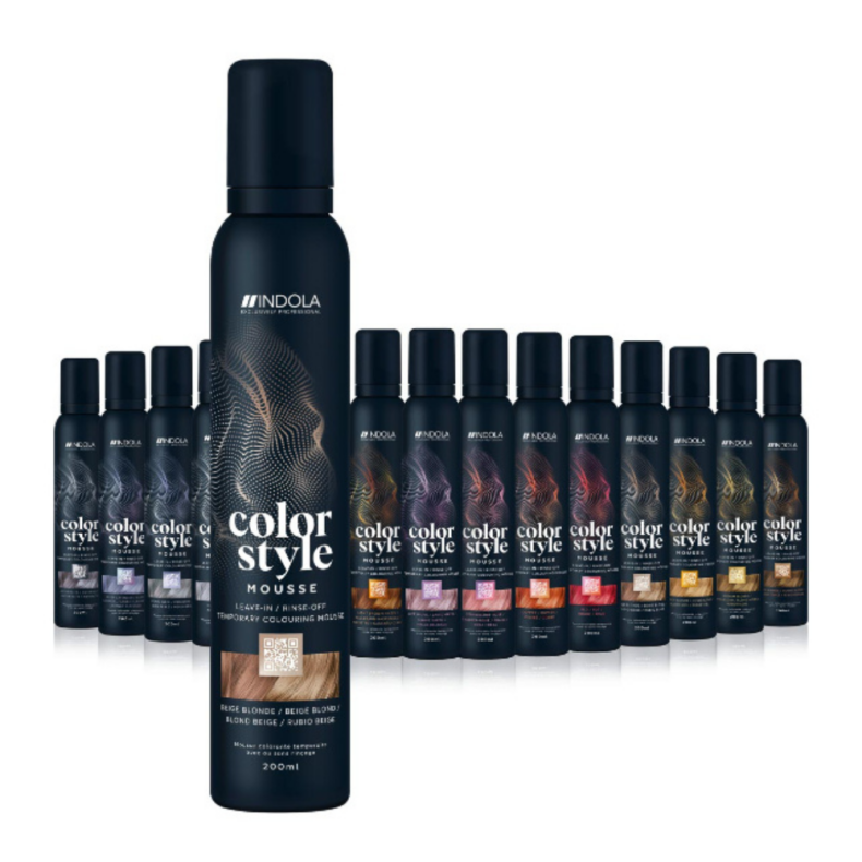 Indola Color Style Mousse Farebné penové tužidlo