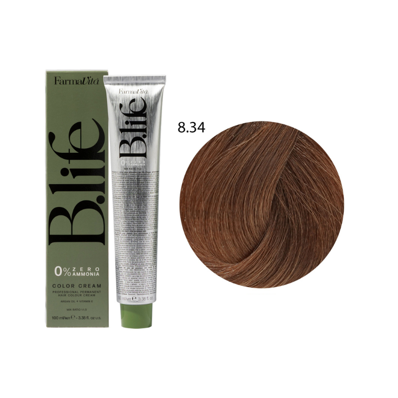Farmavita B.Life Color 8.34 Light Golden Copper Blonde