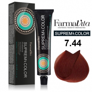 Farmavita Suprema Color 7.44 - profesionálna farba na vlasy