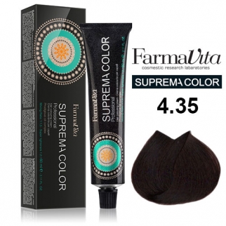 Farmavita Suprema Color 4.35 - profesionálna farba na vlasy