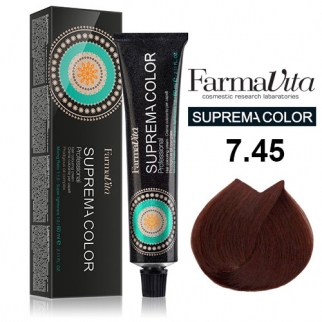 FarmavitaSuprema Color 7.45 - profesionálna farba na vlasy