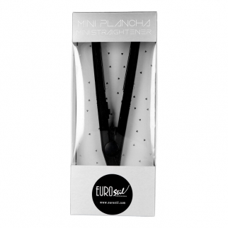 Eurostil Ceramic Mini Žehlička na vlasy mini Black