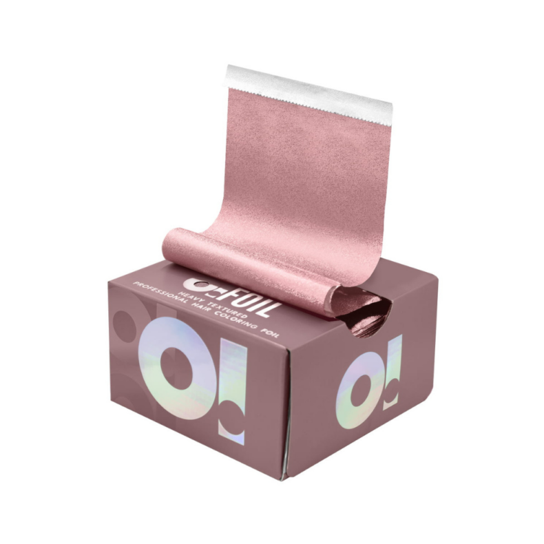 O! Tools Reliéfny alobal v plátoch 500ks Rose Gold