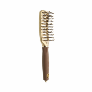 Alternative view of Olivia Garden Expert Style Vent Nylon Bristles Gold & Brown – kefa na fúkanie vlasov