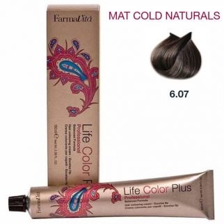 Farmavita Life Color Plus Matt Cold Naturals 6.07 - profesionálna farba na vlasy