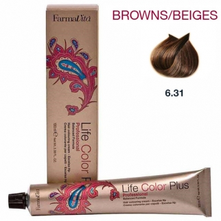 Farmavita Life Color Plus  Browns/Beiges 6.31 - profesionálna farba na vlasy