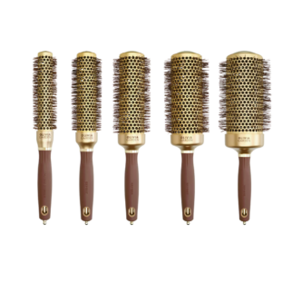 Olivia Garden Expert Blowout Speed ​​​​Wavy Bristles Gold & Brown