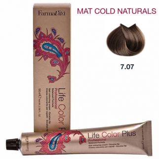 Farmavita Life Color Plus Matt Cold Naturals 7.07 - profesionálna farba na vlasy