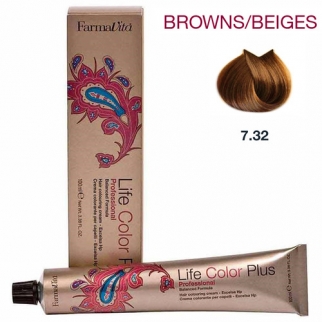 Farmavita Life Color Plus Browns/Beiges  7.32 - profesionálna farba na vlasy