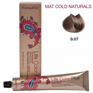 Farmavita Life Color Plus Matt Cold Naturals 8.07 - profesionálna farba na vlasy