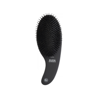 Expert Care Curve Boar & Nylon Bristles Matt Black