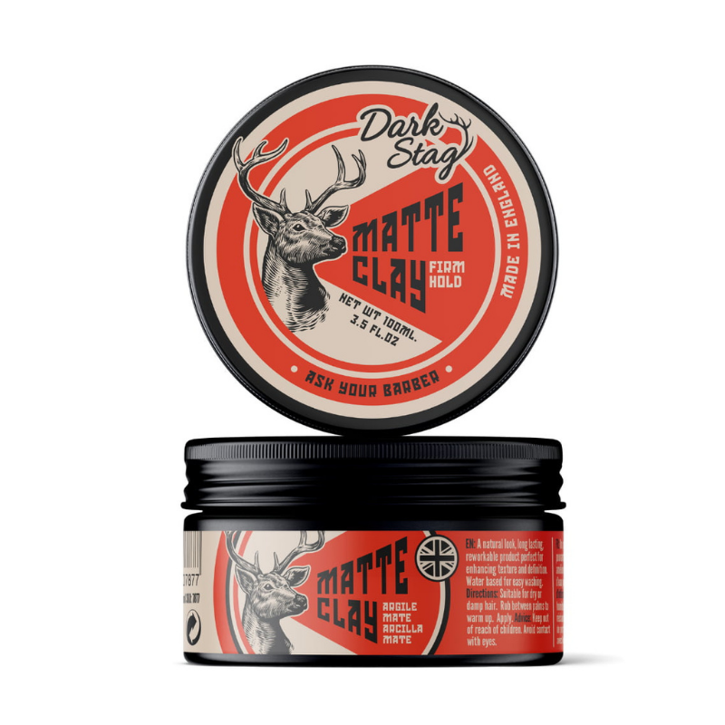 Dark Stag Matte Clay matna hlina na vlasy pánska