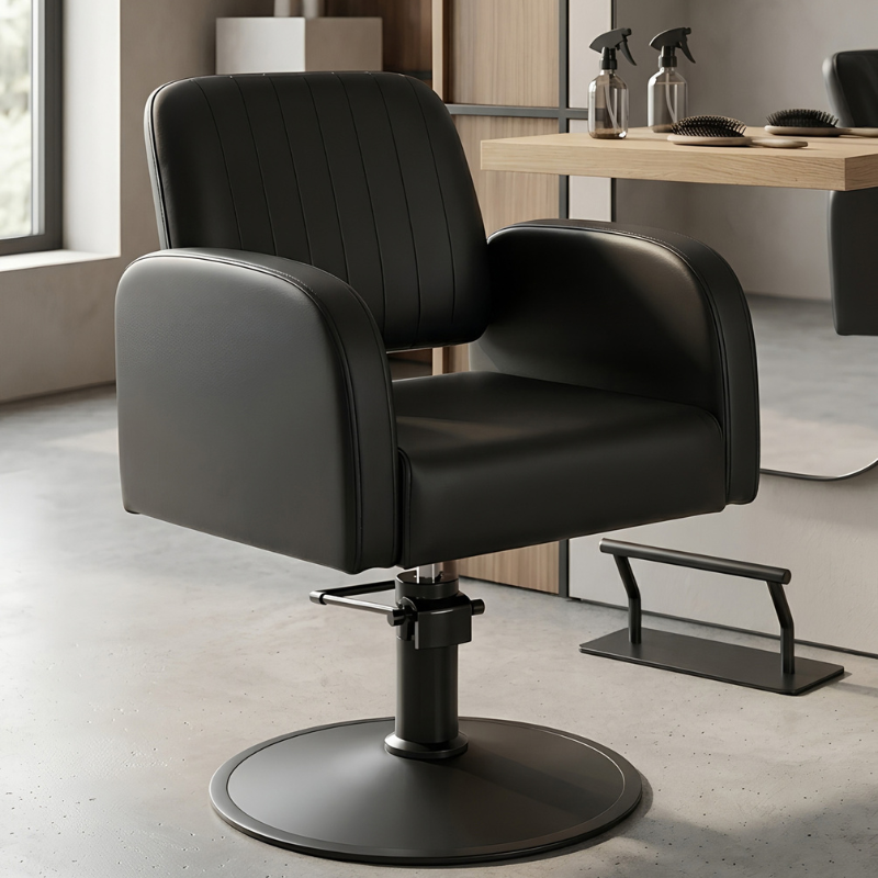 Super Salon Optima B/R - kadernícke kreslo – Obrázok 4