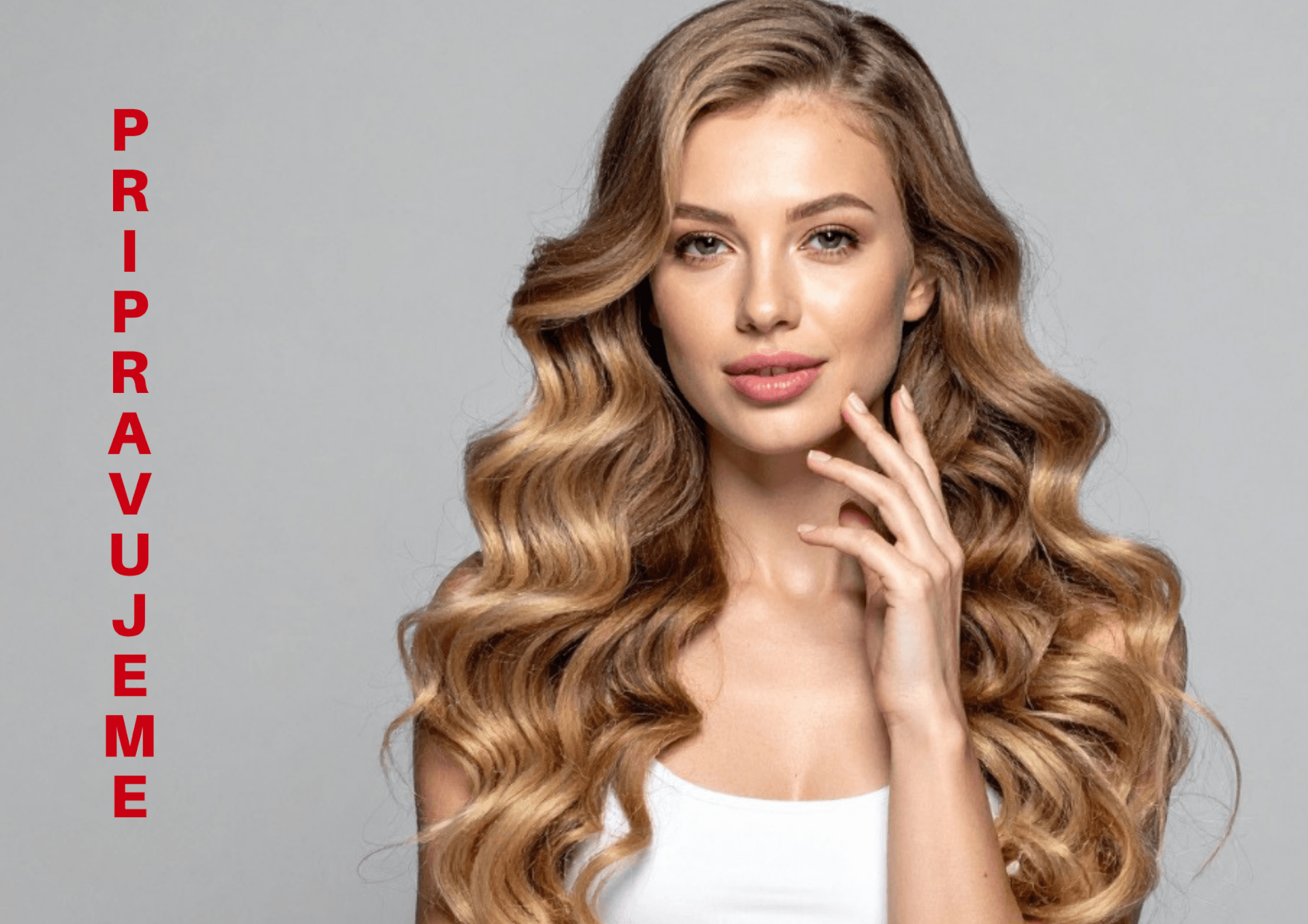 modelka vlnite vlasy