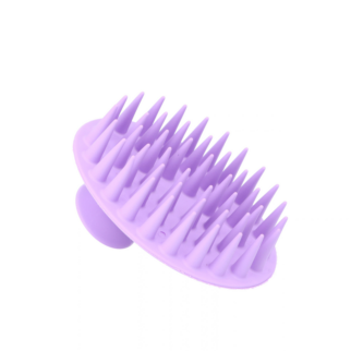 Tassel Scalp Massaging Brush Purple